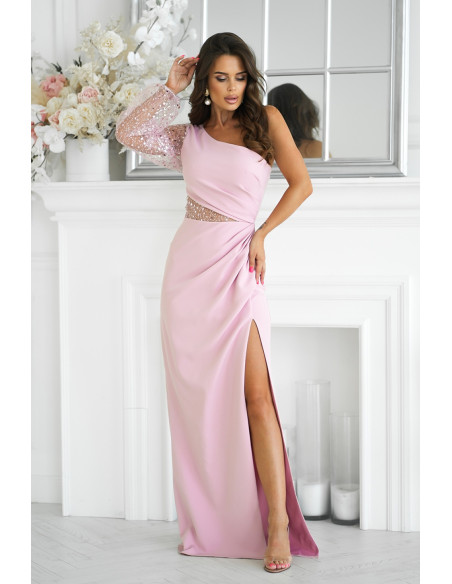Robe longue model 198818 Bicotone