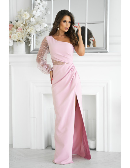 Robe longue model 198818 Bicotone