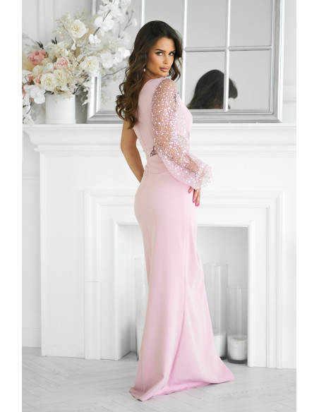 Robe longue model 198818 Bicotone