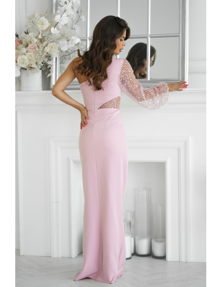 Robe longue model 198818 Bicotone