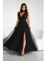 Robe longue model 199332 Bicotone