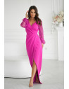 Robe longue model 199012 Bicotone