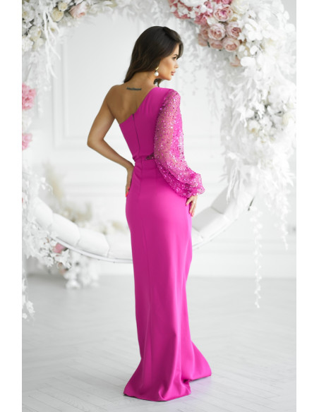 Robe longue model 198819 Bicotone