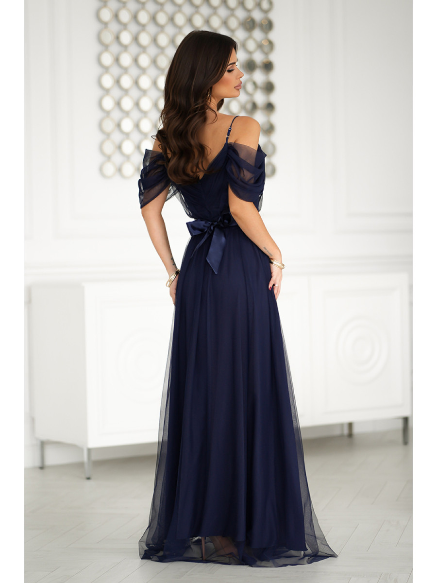 Robe longue model 203757 Bicotone