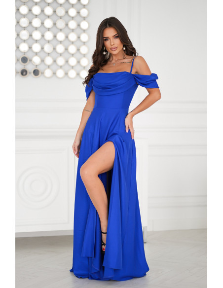 Robe longue model 208531 Bicotone