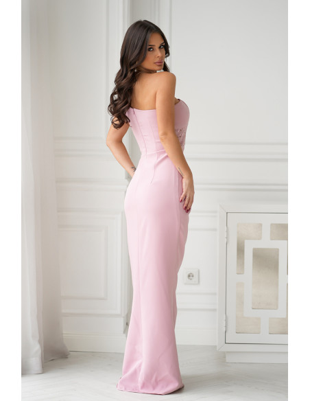 Robe longue model 203793 Bicotone