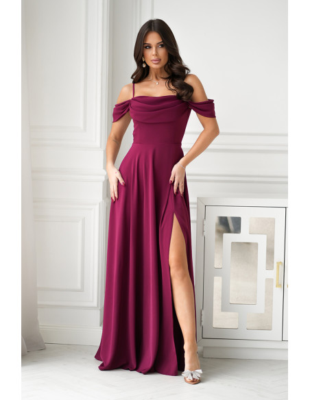 Robe longue model 203759 Bicotone