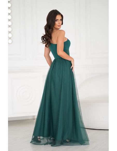 Robe longue model 208533 Bicotone