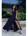 Robe longue model 171420 Bicotone