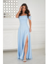 Robe longue model 208190 Bicotone