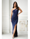 Robe longue model 203795 Bicotone