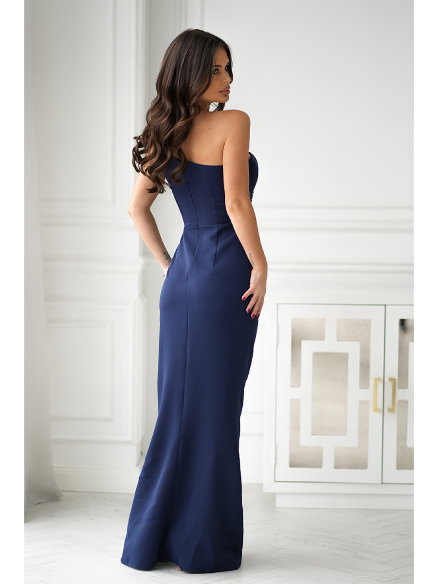 Robe longue model 203795 Bicotone