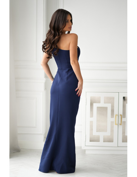 Robe longue model 203795 Bicotone
