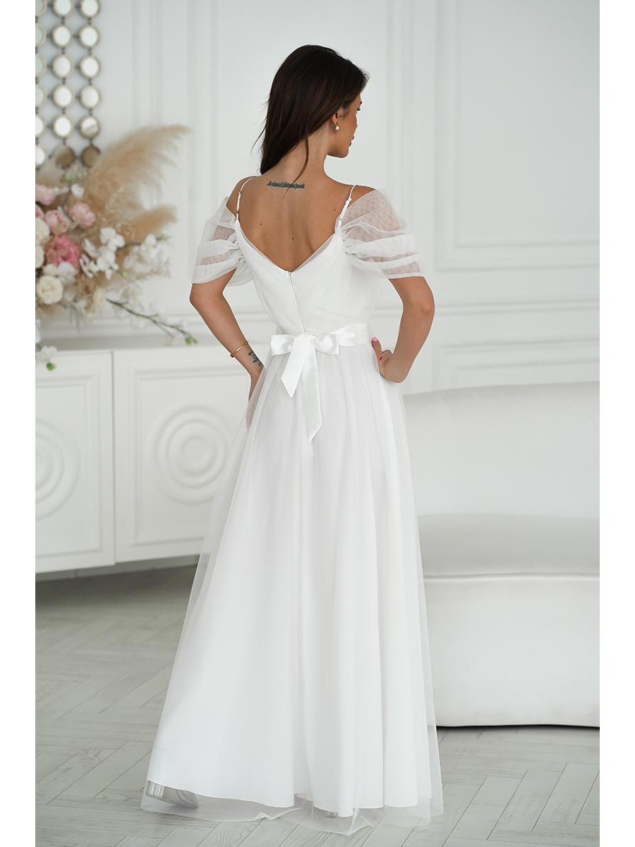 Robe longue model 196092 Bicotone