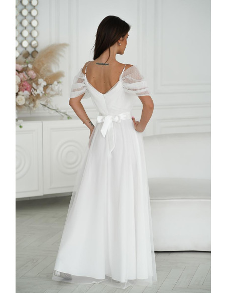 Robe longue model 196092 Bicotone