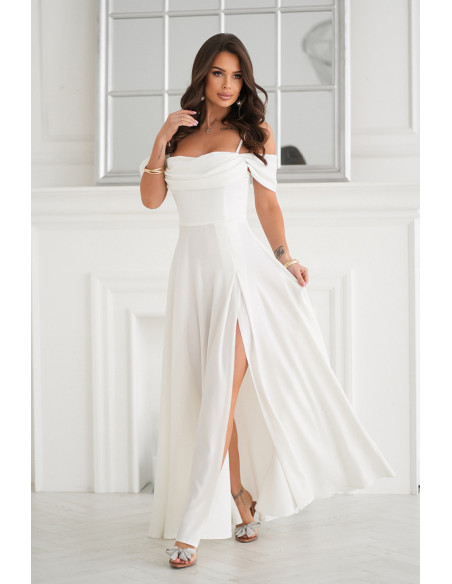 Robe longue model 208193 Bicotone
