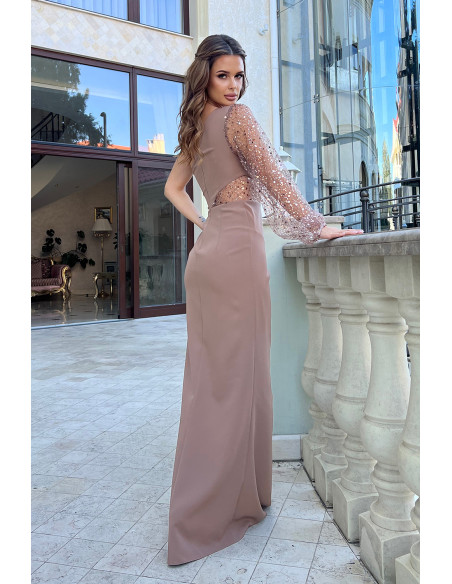 Robe longue model 187650 Bicotone
