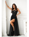Robe longue model 204861 Bicotone