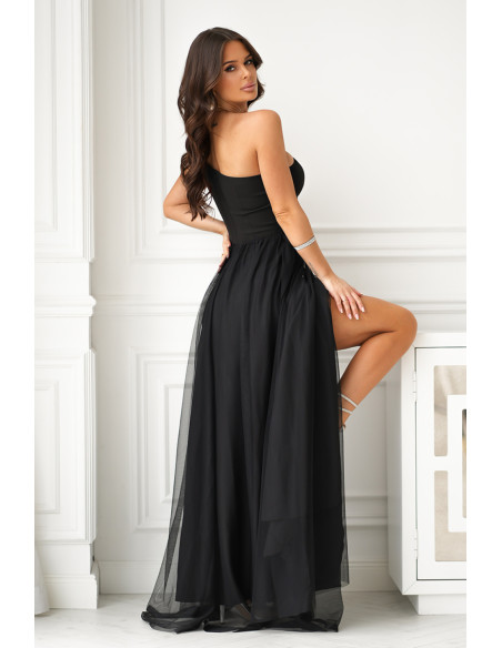 Robe longue model 204861 Bicotone