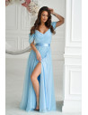 Robe longue model 196093 Bicotone