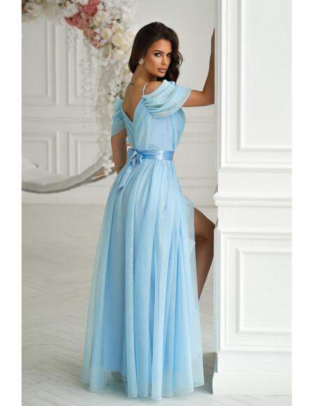 Robe longue model 196093 Bicotone