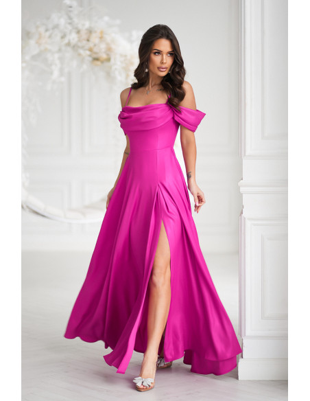 Robe longue model 208195 Bicotone