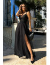 Robe longue model 188220 Bicotone
