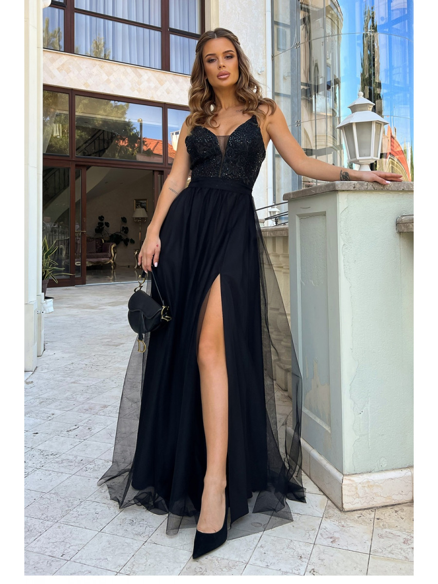 Robe longue model 188220 Bicotone