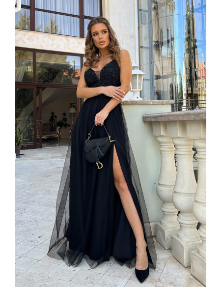 Robe longue model 188220 Bicotone