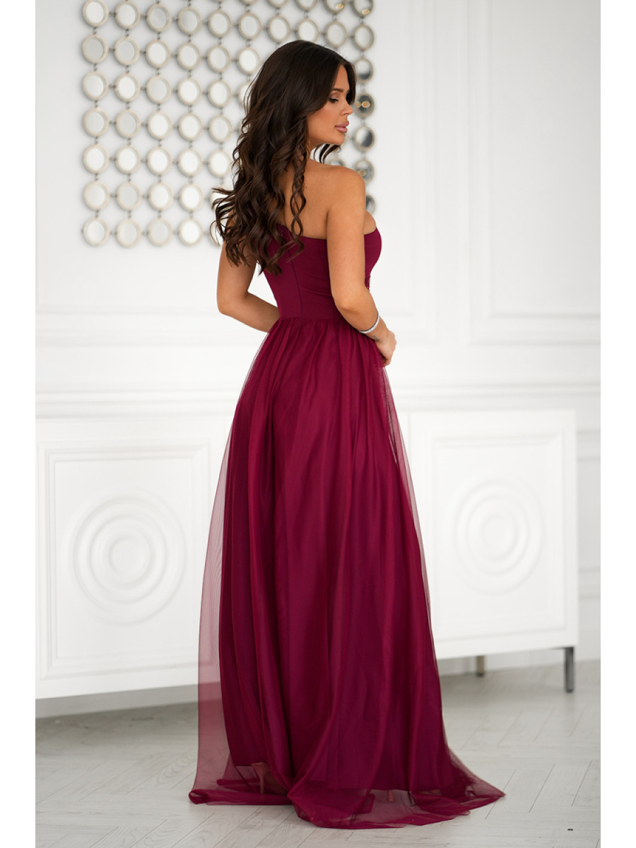 Robe longue model 204862 Bicotone