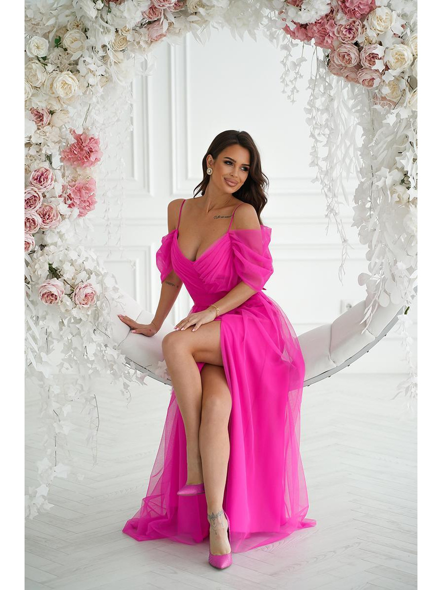 Robe longue model 196094 Bicotone