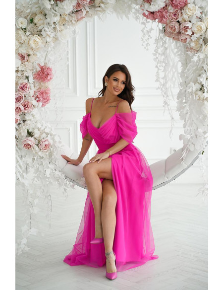 Robe longue model 196094 Bicotone