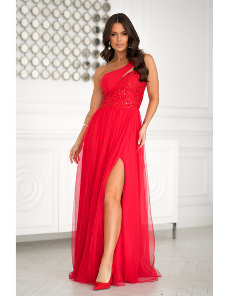 Robe longue model 204863 Bicotone