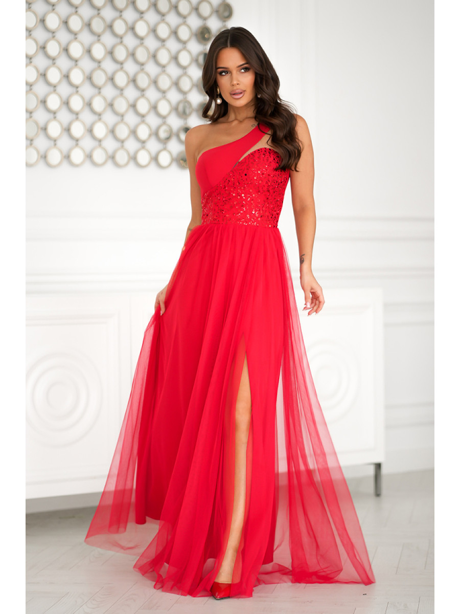 Robe longue model 204863 Bicotone