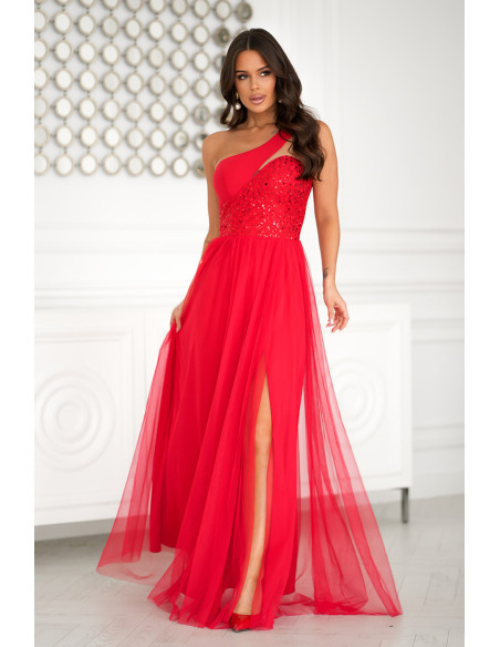 Robe longue model 204863 Bicotone