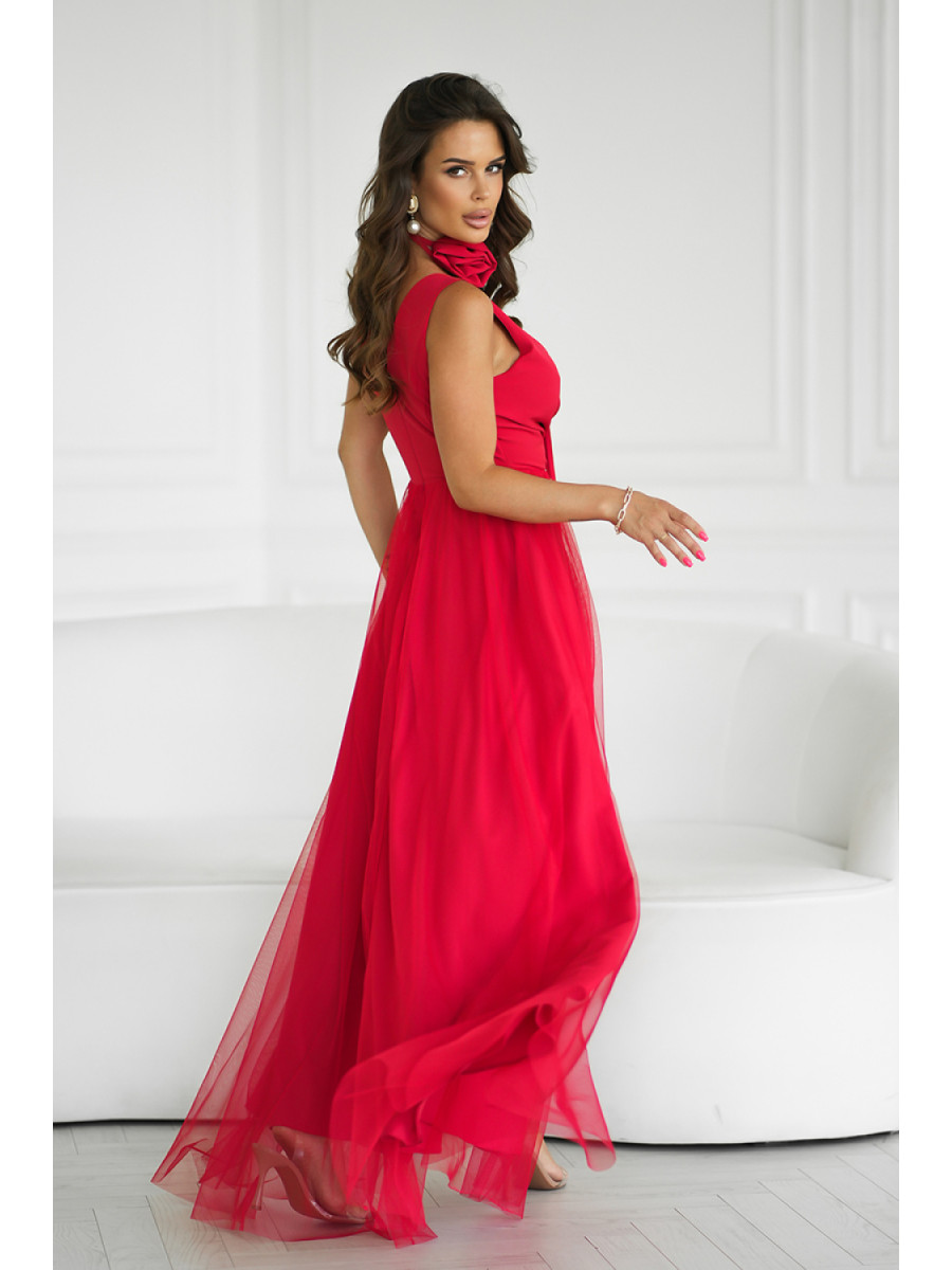 Robe longue model 199324 Bicotone