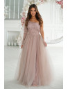 Robe longue model 192637 Bicotone