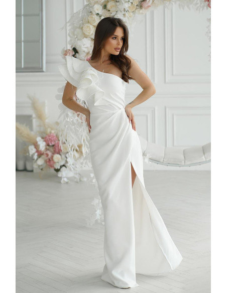 Robe longue model 197545 Bicotone