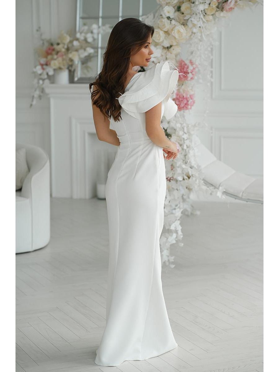 Robe longue model 197545 Bicotone
