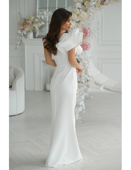 Robe longue model 197545 Bicotone