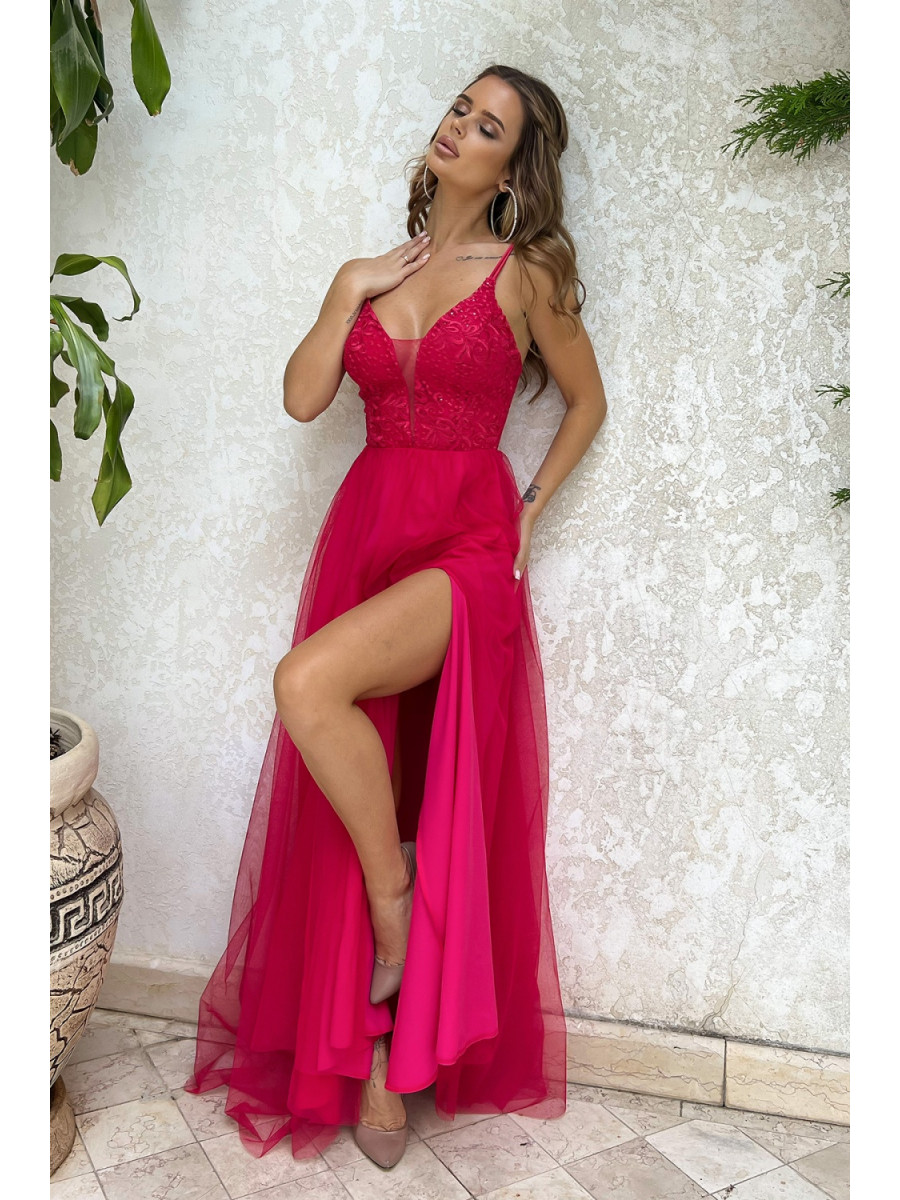 Robe longue model 188224 Bicotone