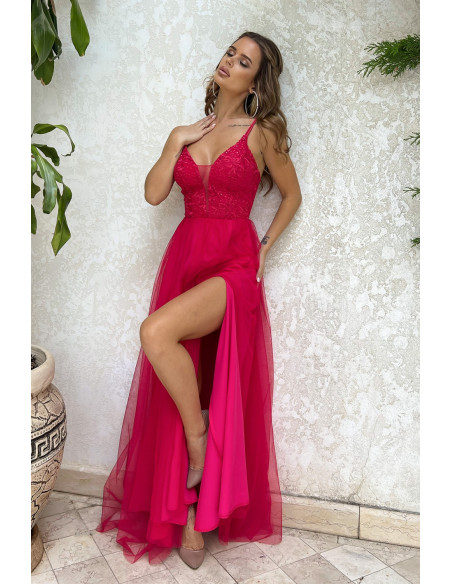 Robe longue model 188224 Bicotone