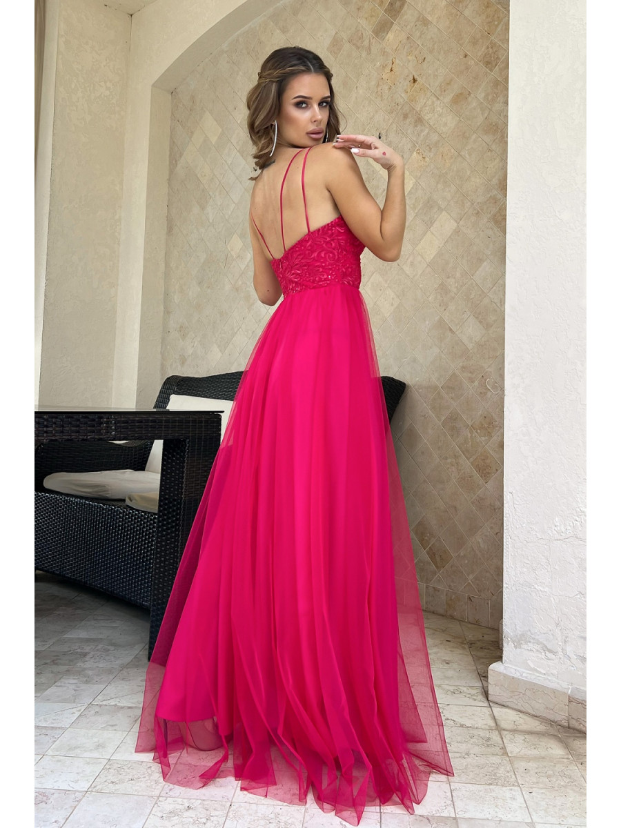 Robe longue model 188224 Bicotone