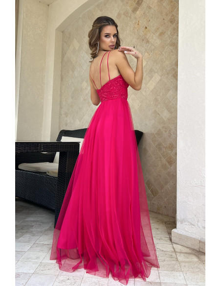 Robe longue model 188224 Bicotone