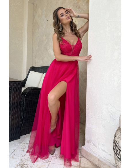 Robe longue model 188224 Bicotone