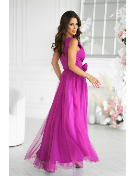Robe longue model 199325 Bicotone