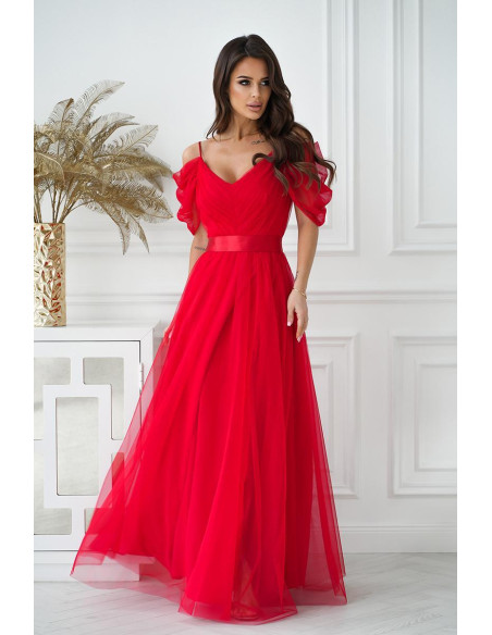 Robe longue model 196096 Bicotone