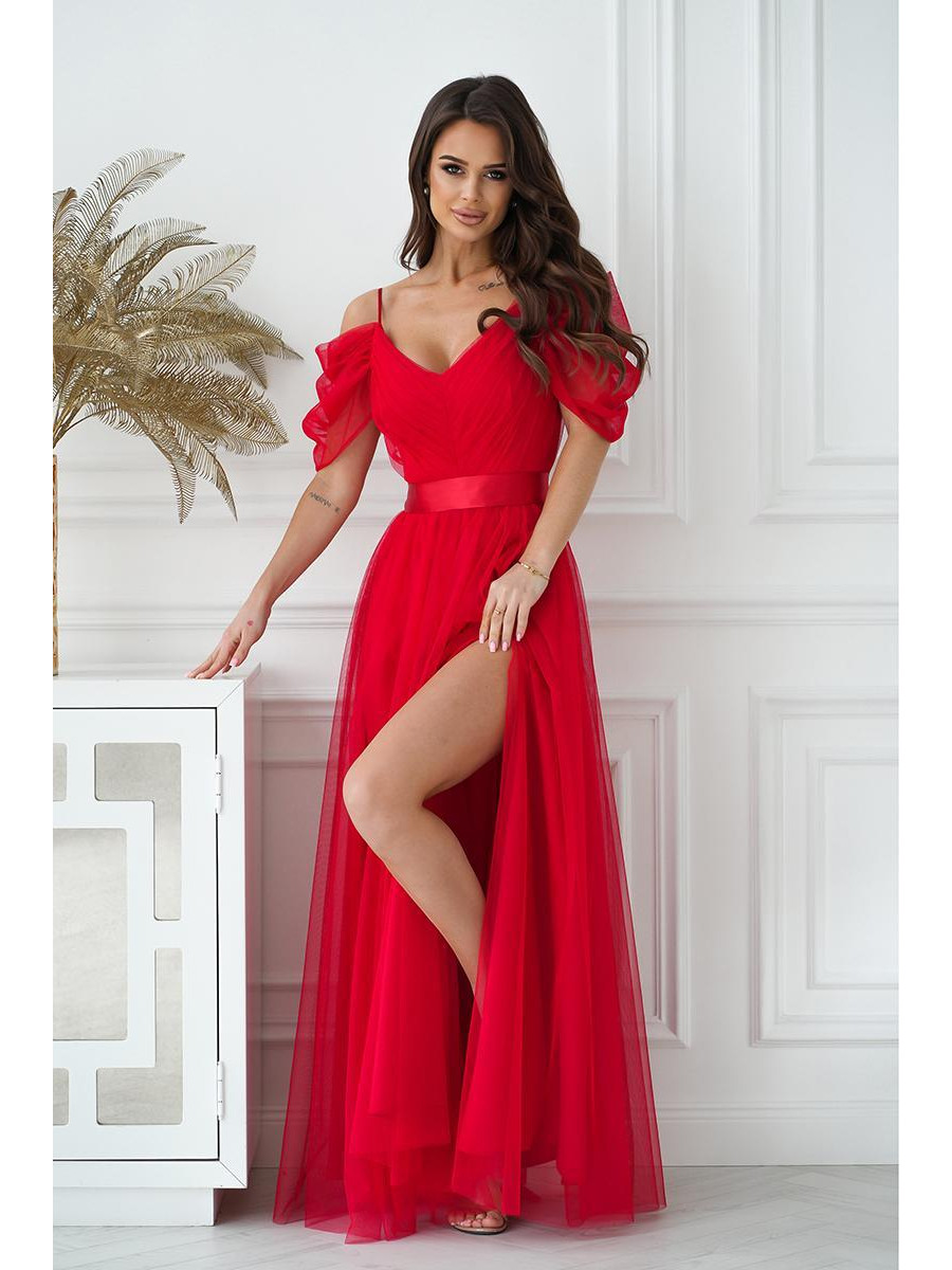 Robe longue model 196096 Bicotone
