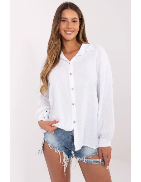 Chemise manche longue model 211454 Italy Moda