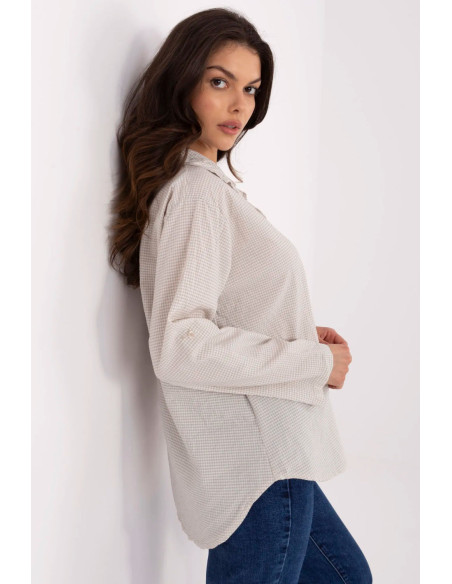 Chemise manche longue model 211444 Italy Moda